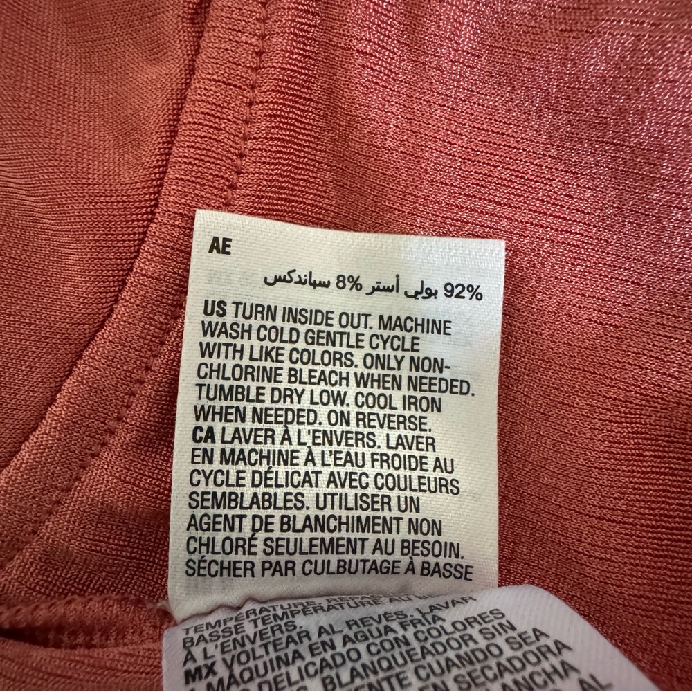 And Now This Women's Coral Tank Top, S - Picture 8 of 9